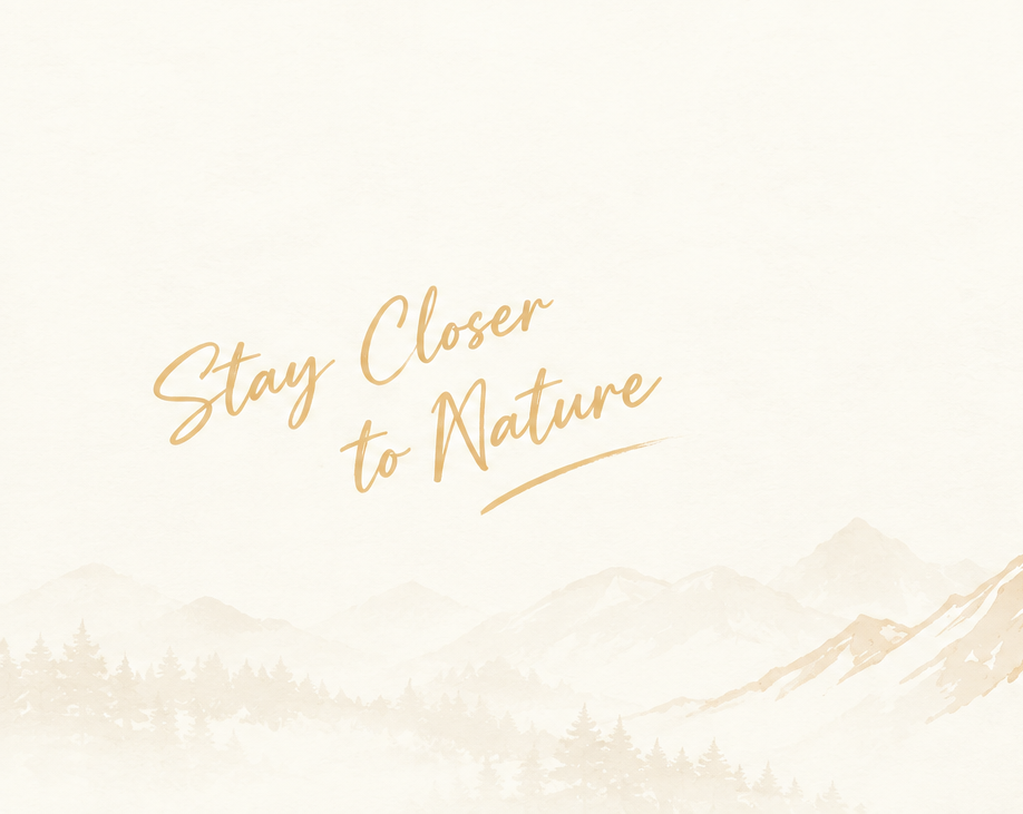 Peaceful Himalayan mountain illustration for a Deluxe Room in Tosh at Hotel Snow View